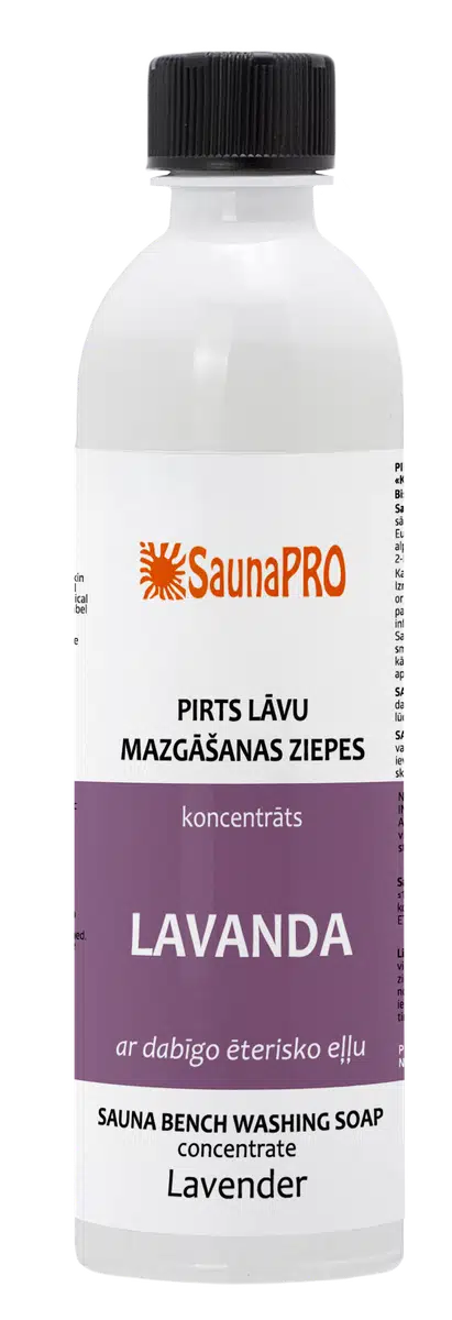 SaunaPro Lavender bench washing soap